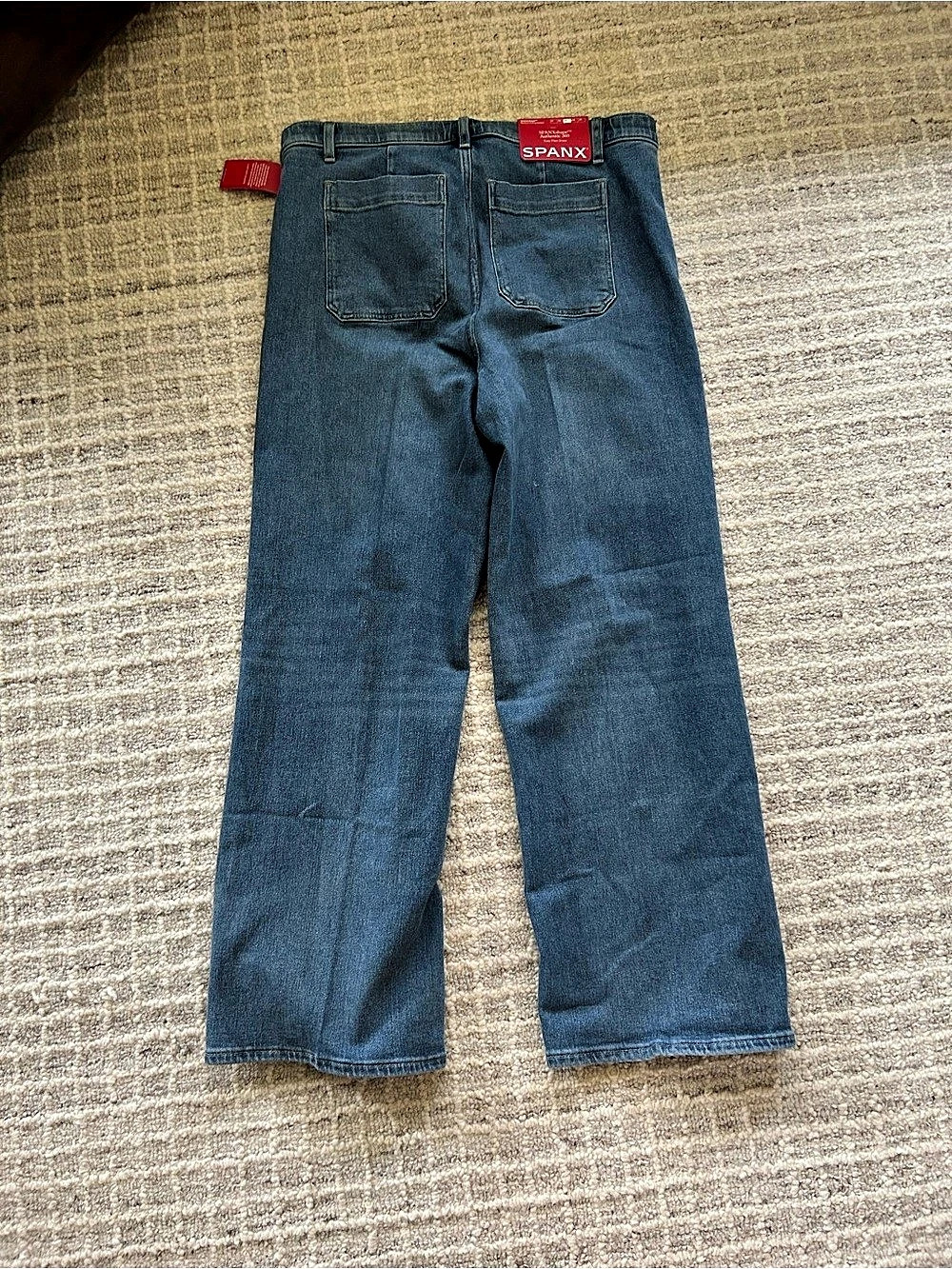 SPANX Authentic 360 Easy Flare Jeans Blue 1X NWT